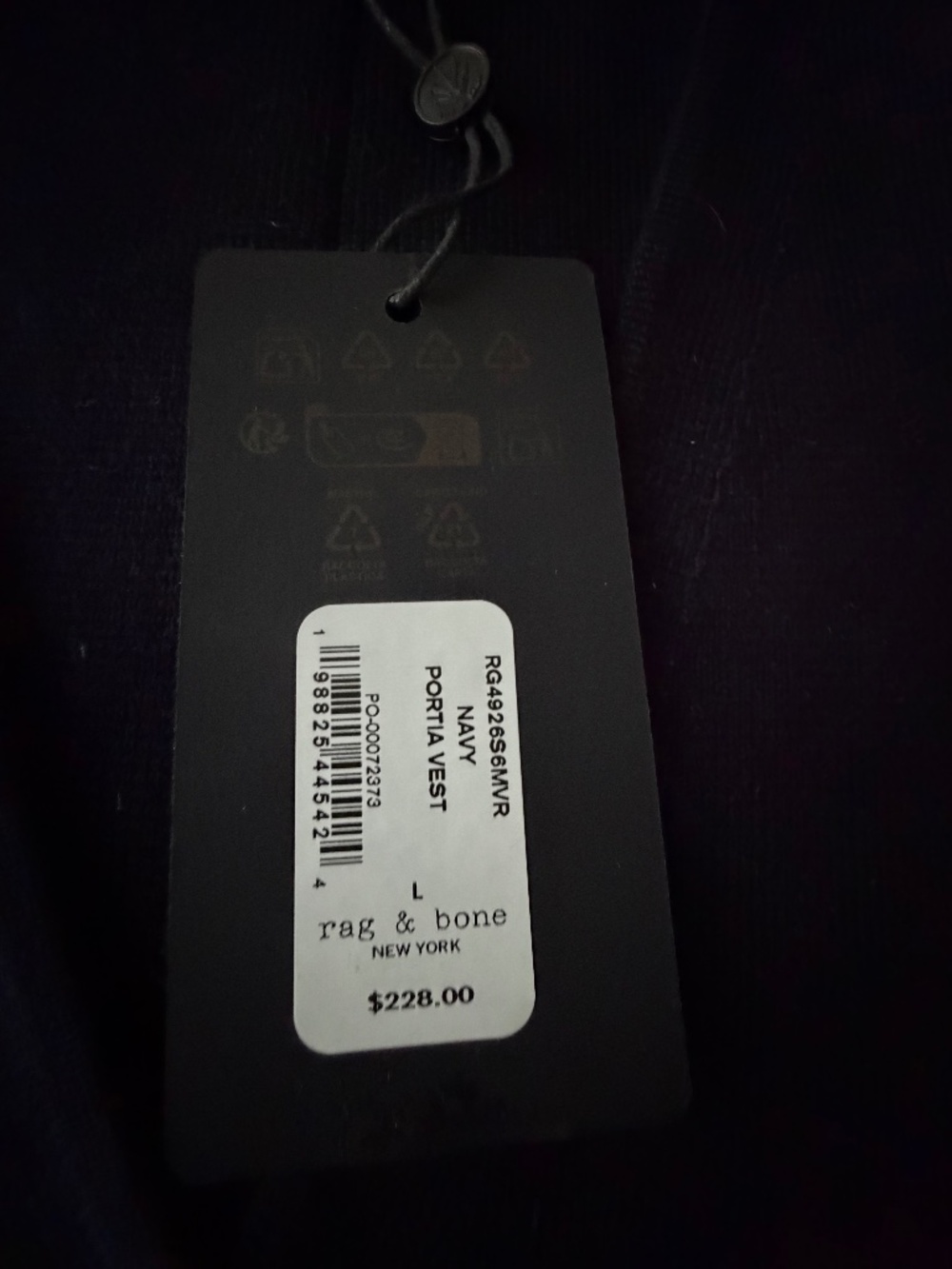 NWT Rag & Bone Fine Wool Vest - Picture 9 of 12